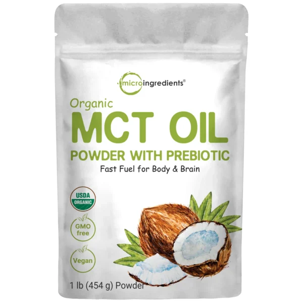 Organic MCT Oil Powder, 1 Pound